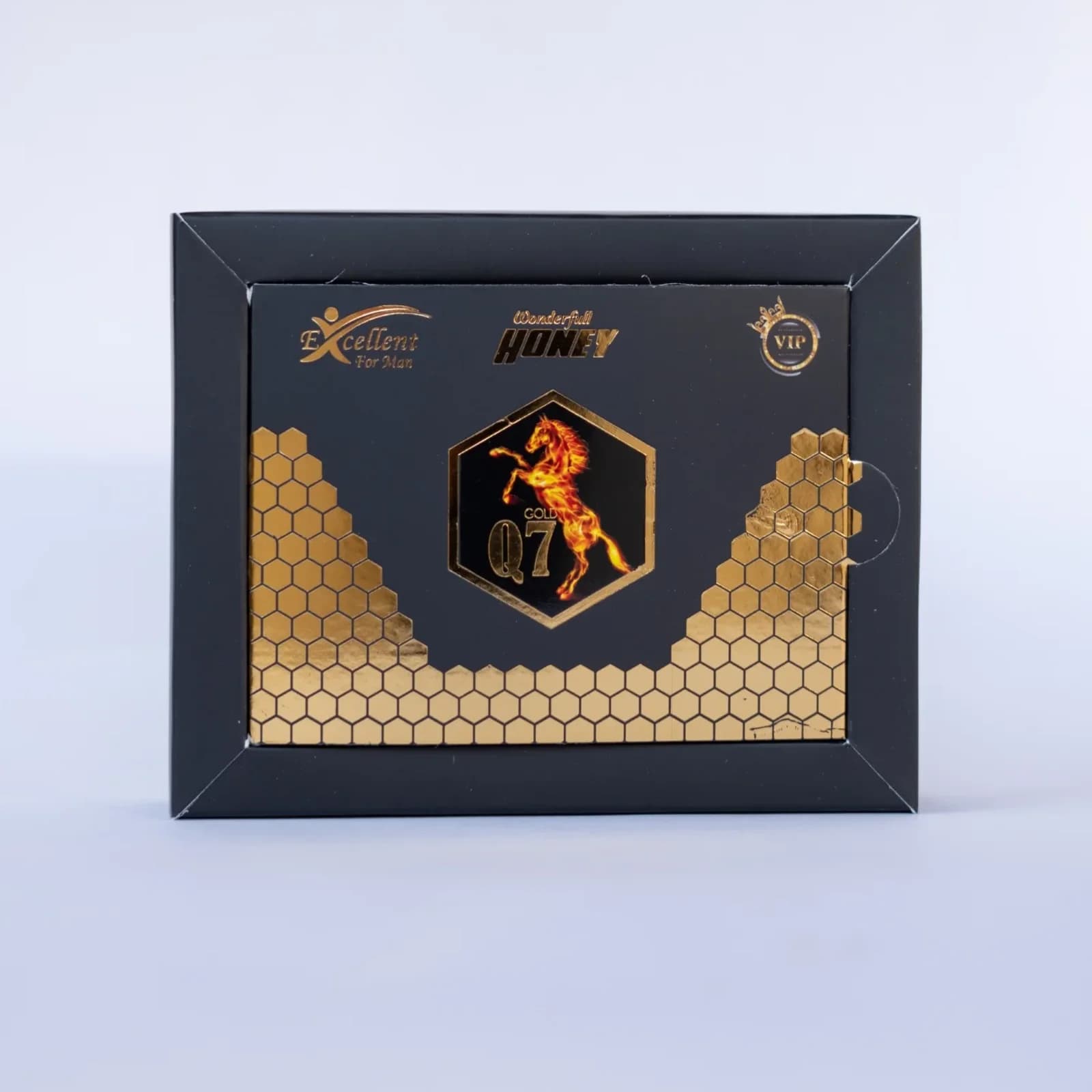 Sadrazam Power Aphrodisiac Honey 12-pack sachets, close-up of individual sachet packaging.